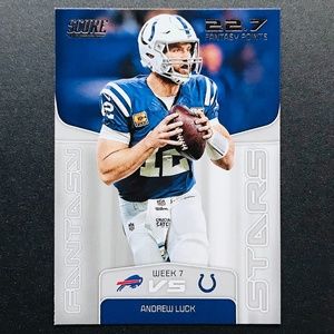 Andrew Luck - 2019 Score Fantasy Stars #FS-9